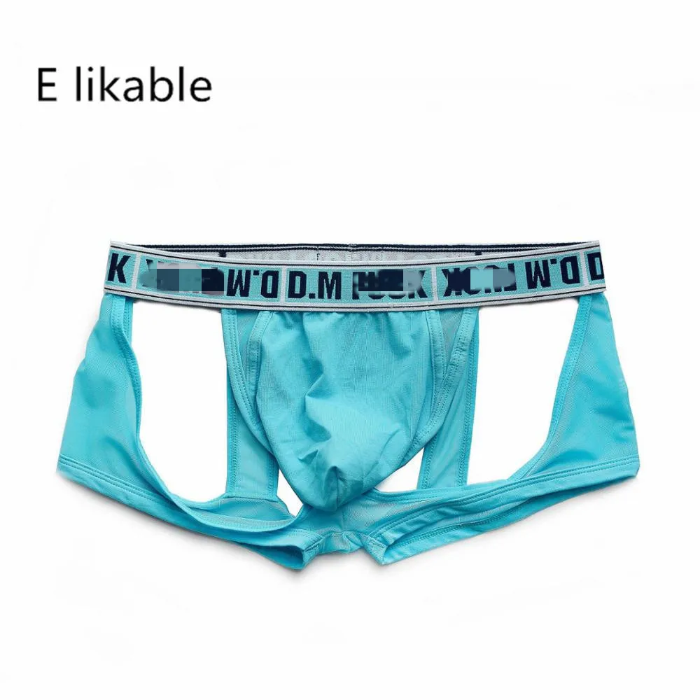 E liquable Лето Новая мода мужское нижнее белье удобные дышащие низкая талия сексуальные личности дикие трусы