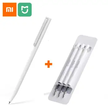 

Original Xiaomi Mijia Sign Pens 9.5mm Signing Pens PREMEC Smooth Switzerland Refill MiKuni Japan Ink add 0.5mm Black Refill