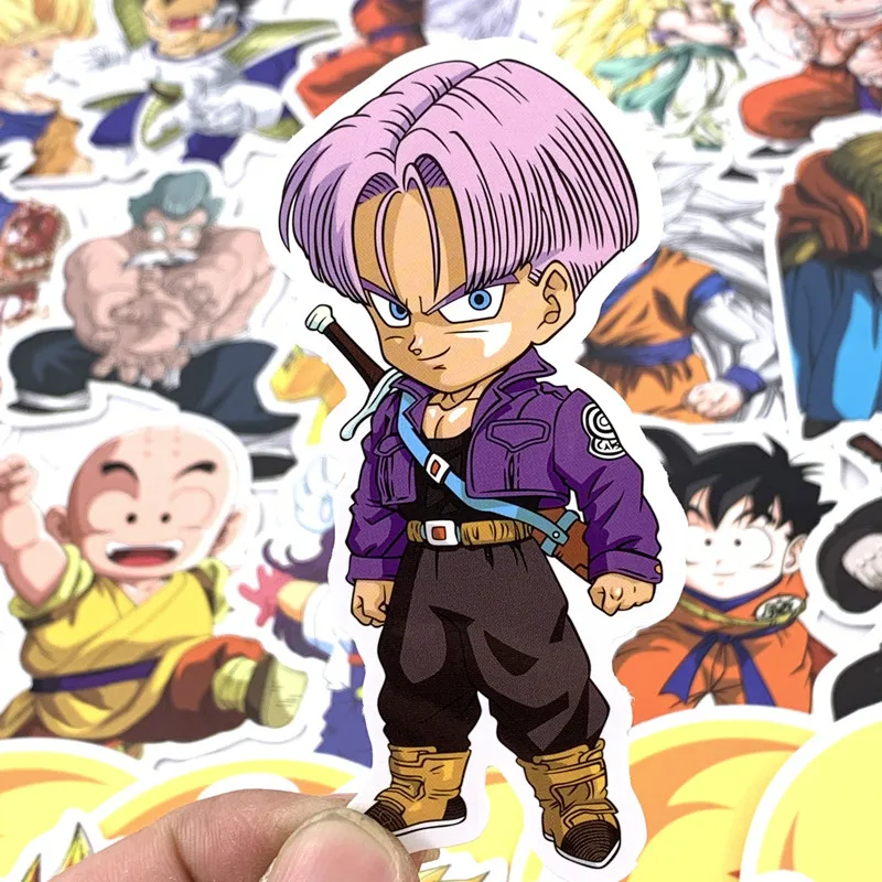 100 шт. dragon ball граффити наклейки компьютерный портфель для ноутбука автомобиль dragon ball Z стикер чемодан для скейтборда
