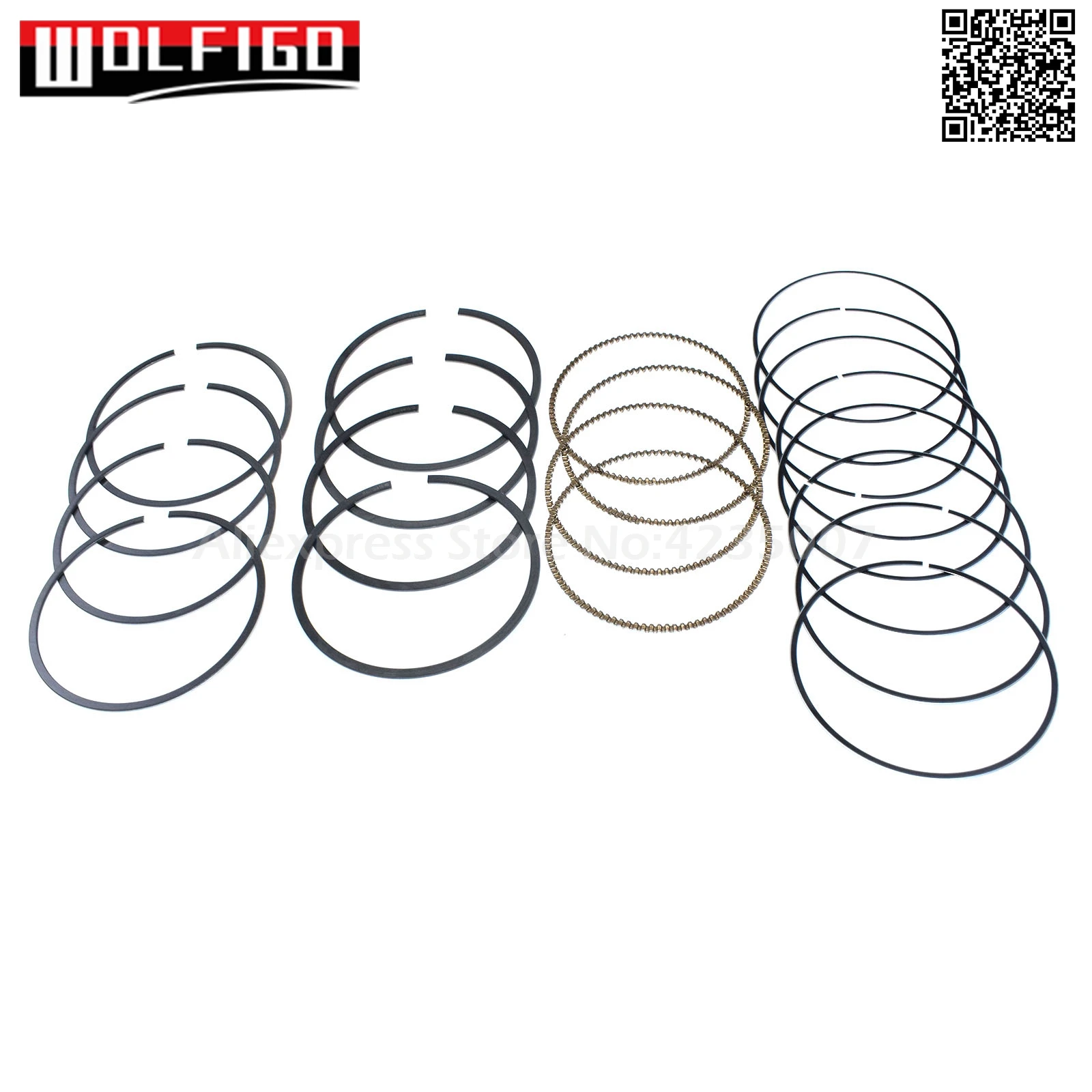 Новые поршневые кольца WOLFIGO 82 5 мм STD для VW Jetta GTI Tiguan AUDI A3 TT SKODA 06H198151J 06J 198 151 B / C E F P
