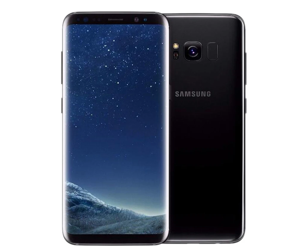 Samsung Galaxy S8 G950U одна Sim Qualcomm Snapdragon 835 Восьмиядерный 5," 12 МП и 8 Мп ram 4 Гб rom 64 Гб NFC - Цвет: Midnight Black