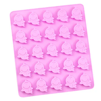 

25 Holes Mini shark Chocolate mold Sugarcraft fondant tools silicone cake decoration candy mold