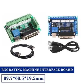 

MACH3 Engraving machine 5 Axis CNC Breakout Board With Optical Coupler For Stepper Motor drive controller^*