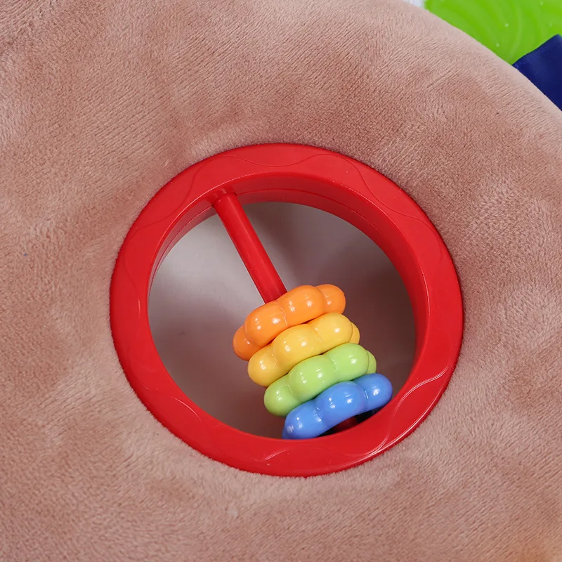 Oeak, детские плюшевые погремушки с рисунками из мультфильмов, милые животные, игрушки для мобильных телефонов, детская коляска, подвесная Мобильная погремушка, мягкая игрушка для новорожденных с прорезывателем для зубов