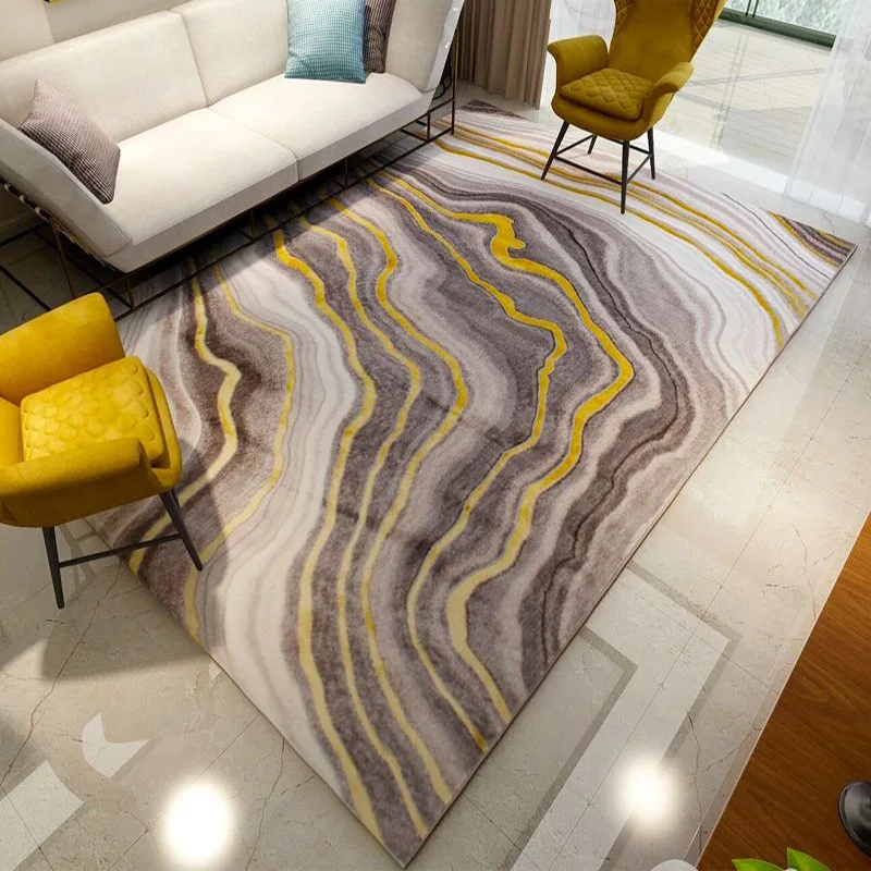 

Rectangle Geometric Polypropylene Fabric Carpets Mat Sofa Rug Pad Living Room Bedroom Home Decor