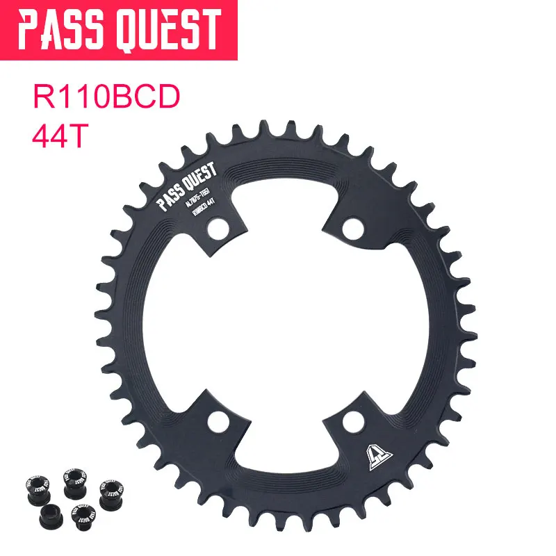 Pass Quest R110/4BCD 110BCD Овальный дорожный велосипед 42 т 52 T узкая широкая цепь из колец