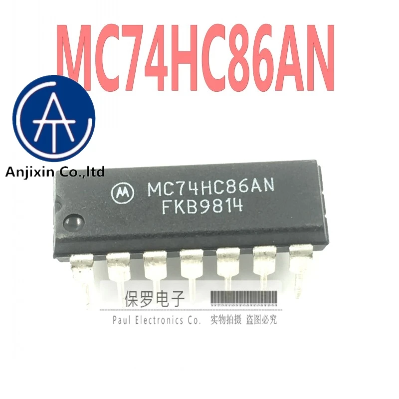 10pcs 100% orginal and new logic chip MC74HC86AN MC74HC86N DIP-14 in stock