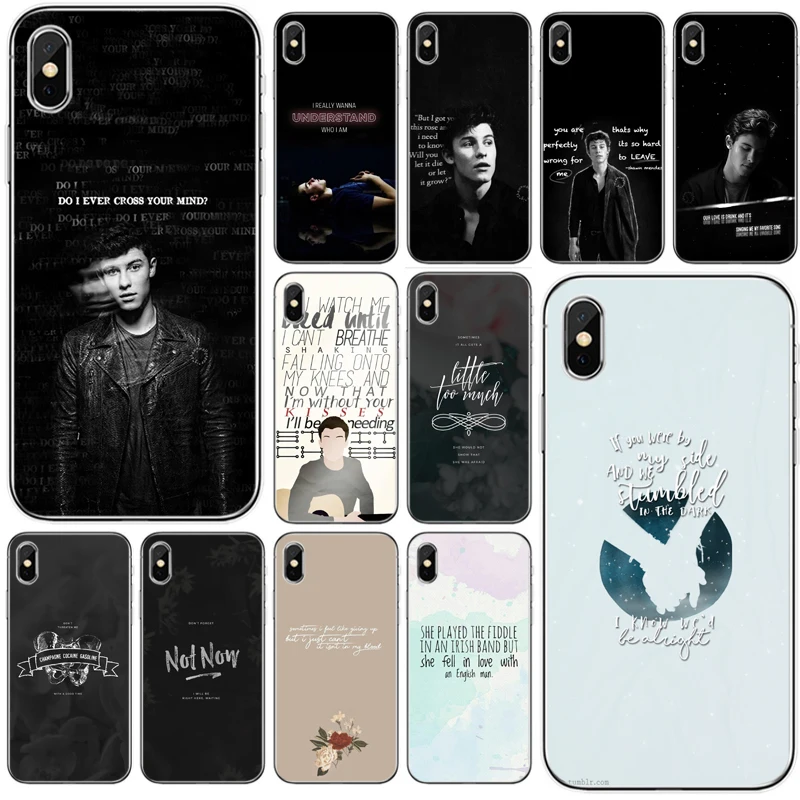Чехол для телефона shawn mendes мягкий силиконовый чехол из ТПУ iPhone SE 5 5S 6 6plus 7 8 plus X XR XS