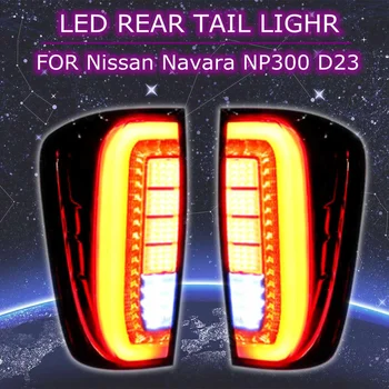 

Pair Car Rear LED Tail Light Smoke Black Shell Rear Light Left Driving Model for Nissan Navara NP300 2015 2016 2017 2018 2019