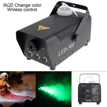 

Universal Wireless Control LED 500W RGB Color LED Fog Machine / Professional LED Fogger / Stage Ejector for Bar / KTV
