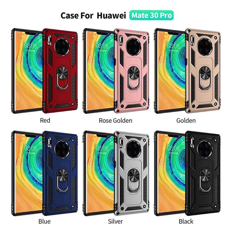 Для huawei P20 P30 Pro lite P Smart() P Smart Z mate 20 X Pro Y6 Y7 Pro Y5 Y9 Nova 3e 4 e автомобильный держатель с кольцом бронированный чехол