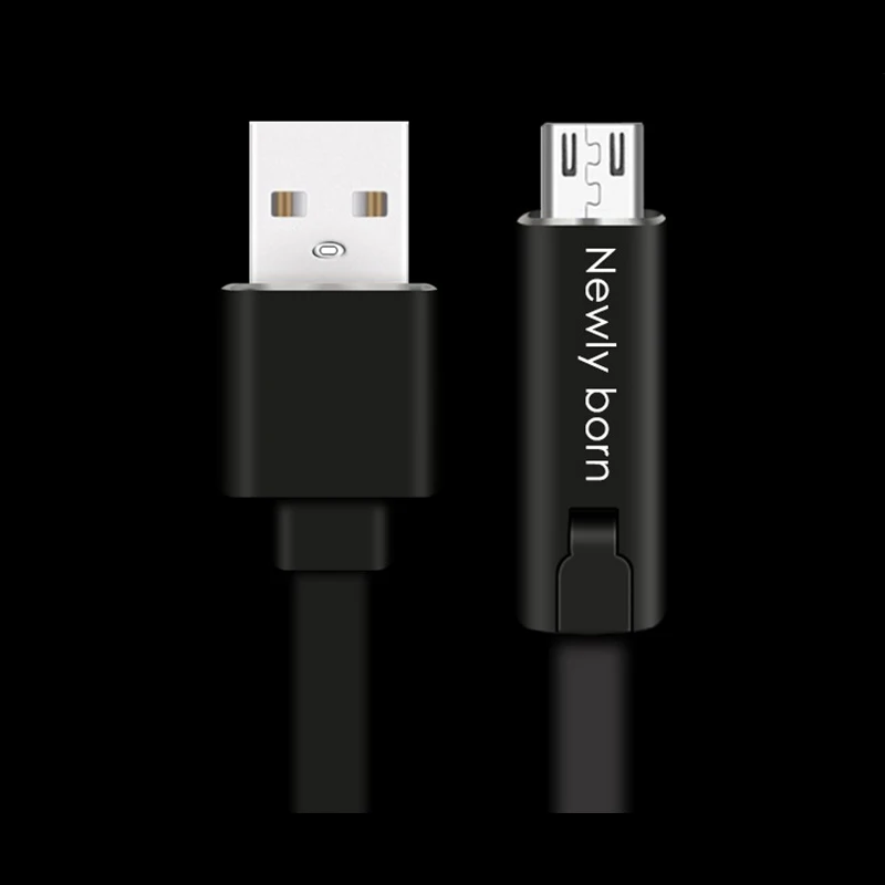 Usb-кабель type-C Micro usb многоразовый кабель для быстрой зарядки данных для huawei samsung Xiaomi LG zte Andriod iphone кабели для мобильных телефонов - Цвет: Micro-USB cable BK