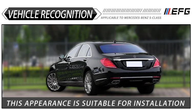 Спойлер AMG из углеродного волокна для Mercedes S-class W222