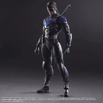 

27cm Play Arts Kai Nightwing Batman Assembly Action Figures Super Movable Joints Dc Comics Figurines PVC statue Collectible Toys