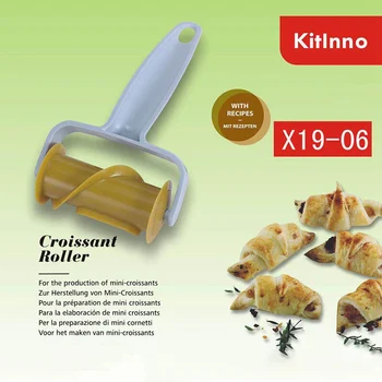 

Croissants Rolling Cutter Pastry Bread Roller Fondant Croissant Tools ABS Pastry Cutter Spatulas Mold Baking Pastry Cutters