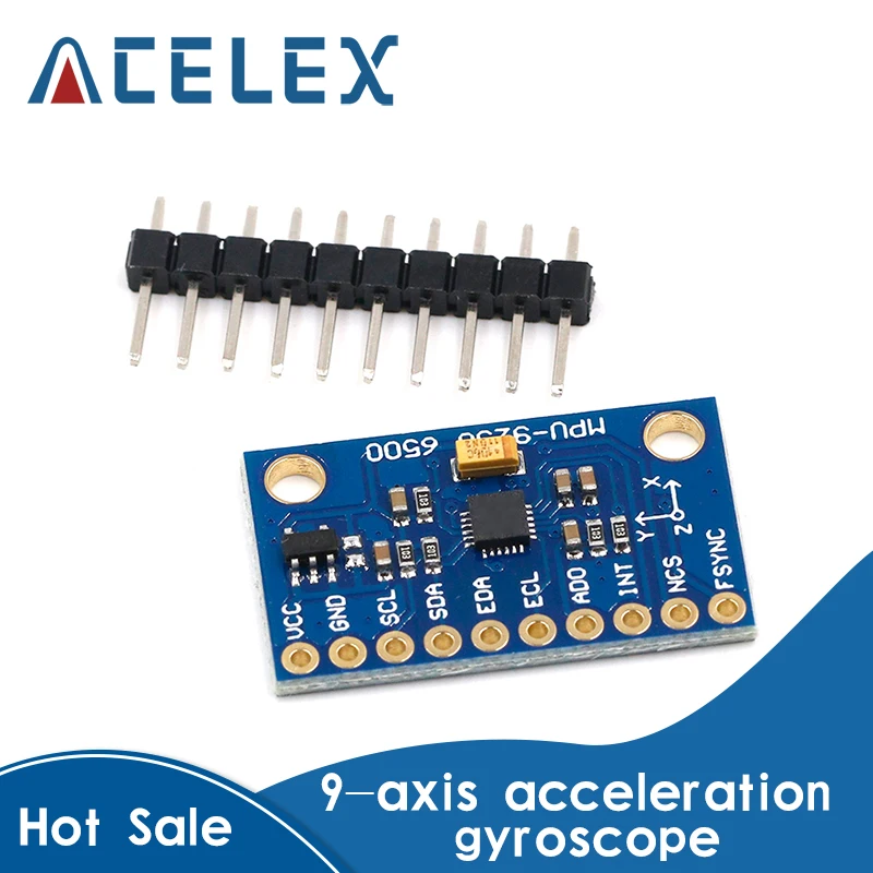 1 комплект SPI IIC/I2C GY 9250 MPU 9 осей отношение + гироскоп акселератор магнитометр