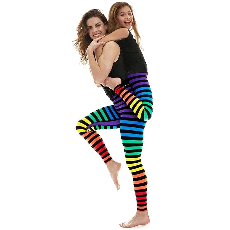 High Waist Leggings Sport Women Fitness with kids children Running Yoga Pants Energy Seamless Gym Girl leggins Parent-child set