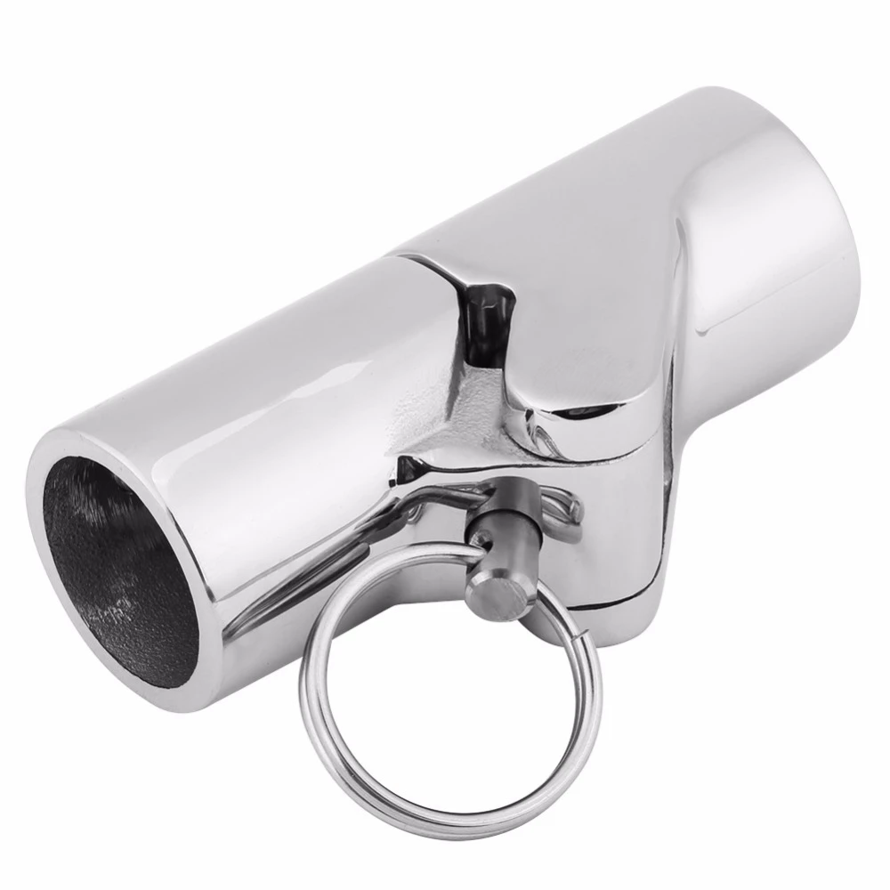 1Pcs Marine Stainless Steel Folding Swivel Coupling Tube Pipe Connector Boat Hardware Fitting Boat Parts