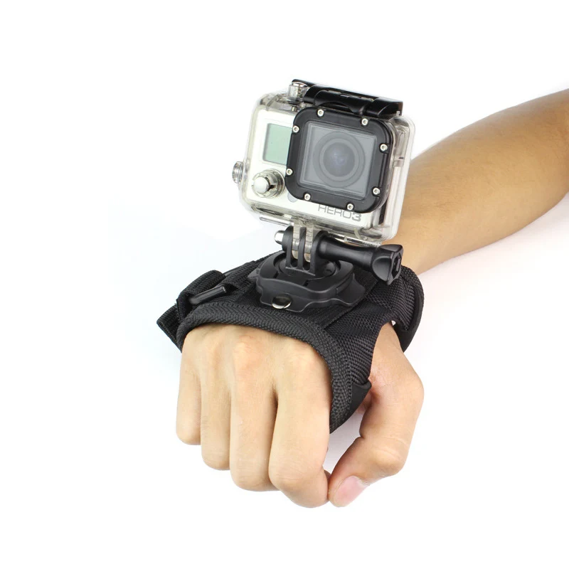 В стиле перчаток наручный ремешок для крепления на держатель для экшн-Камеры Gopro Hero 5/4/3+/3/2 sj4000 5000 Спортивная водоотталкивающая Камера Gopro аксессуары для экшн-камеры