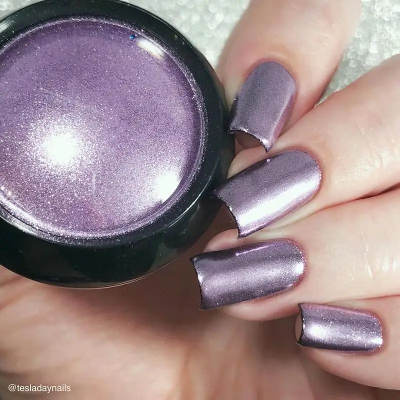Rose Gold Bubble Mirror Powder Metallic Nail Glitter iridescent Chrome Dust Sparkling Flakes Pigment Manicur Nail Art Decor