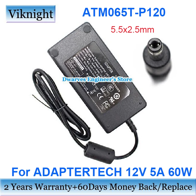 Genuine Atm065tp120 12v 5a 60w Ac Adapter 60w Sn 2051000031 For