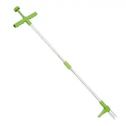 Désherbeur à longue poignée, désherbeur de jardin en métal et en plastique, extracteur de racines d'herbe Portable 