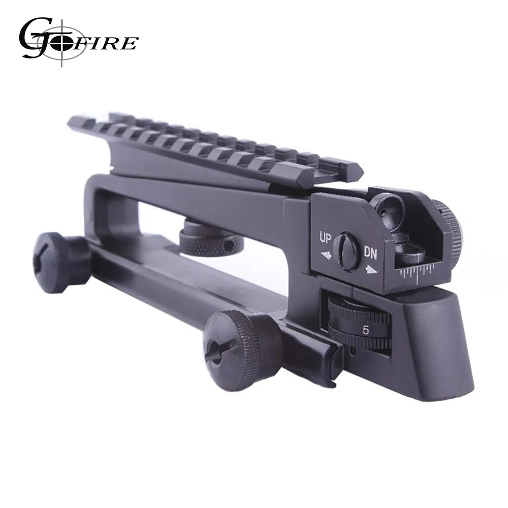 

Detachable Carry Handle With Dual Aperture A2 Rear Sight 20mm Picatinny Rail Mount Combo For M4 M16 AR15