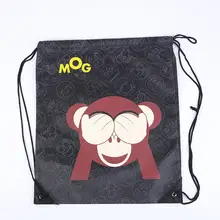 Рюкзак на шнурке из ткани Оксфорд с милым принтом, Большая вместительная сумка для хранения, водонепроницаемый портативный Рюкзак Для Путешествий, Походов, Кемпинга