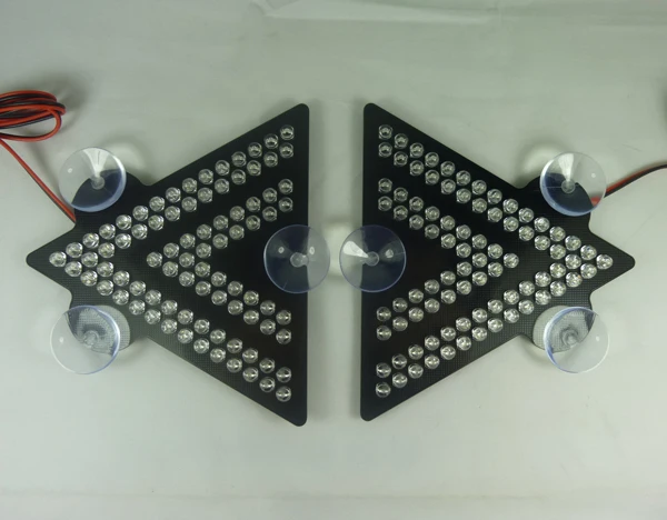84 led Автомобильный задний поворотник светодиодный индикатор подсветка яркая светящаяся табличка Левая Правая стрелка дневной ходовой свет