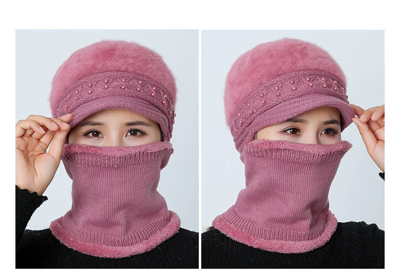 Winter Hats Skullies Beanies Hat Brand Hats Winter Beanies For Women Wool Scarf Caps Balaclava Mask Gorras Bonnet Knitted Hat