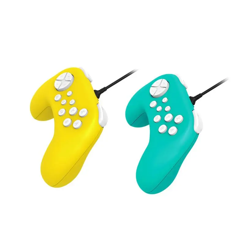 Проводной геймпад игровой контроллер для NS Switch консоли хоста с вибрацией двигателя