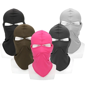 

LEEPEE Motocycle Mask Soft Breathable Dust Protection Face Shield Hood Windproof Sun-protection Balaclava Ski Ridding CS Mask