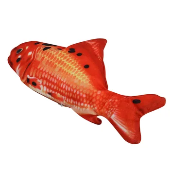 

Washable Swing Tail Electric Fish Interactive Play Kitten Moving Children Gift Detachable Simulation Biting Chew Cat Toy Wagging