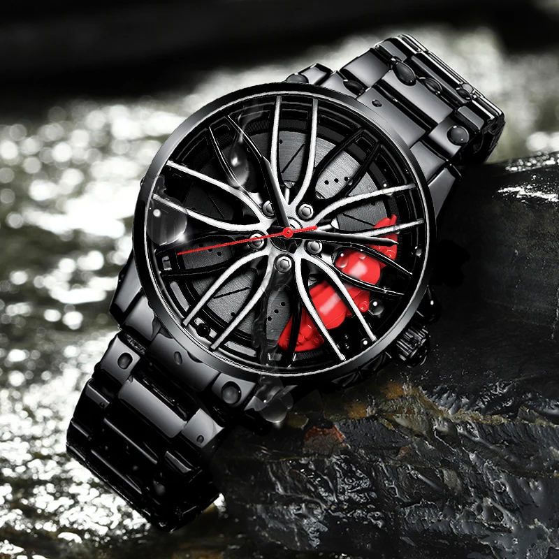 NEKTOM 2020 Top Brand Luxury Men Watch Waterproof Watch For Men Car Wheel Watches Rim Hub Real 3D Model For BMVV M4 Men's Watch