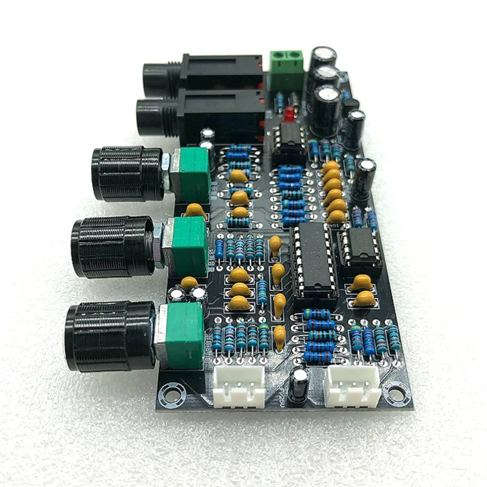 XH-M273 PT2399 Digital Microphone Amplifiers Board Reverberation Karaoke Reverb NE5532 Pre-amplifier Tone Board