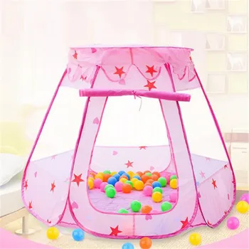 

2019 New Style Kids Ocean Ball Pit Pool Toys Outdoor and Indoor Baby Toy Tents Baby Girls Fairy House Tent Princess Play Tent