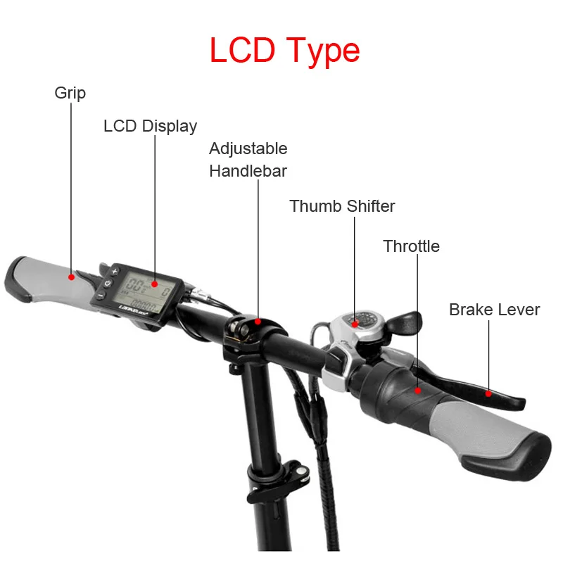 G660 20 Inch Folding Electric Bicycle, 240W/500W Powerful Motor,48V 7.8Ah/14.5Ah Hidden Battery, Aluminum Alloy Frame Mountain