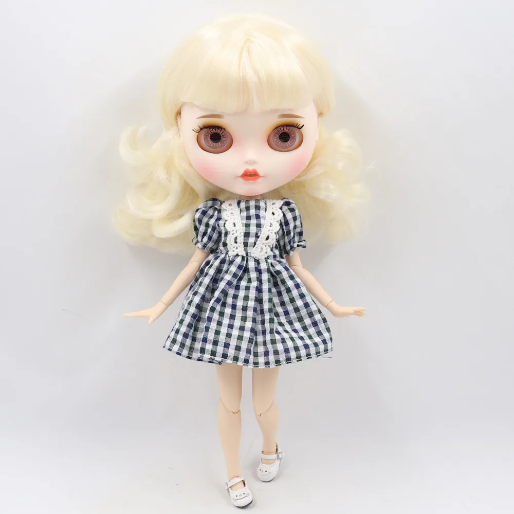 ICY 1/6 Blyth Подгонянная Кукла № BL340 белая кожа и соединение тела с открытым ртом матовое лицо для девочки Подарочная игрушка