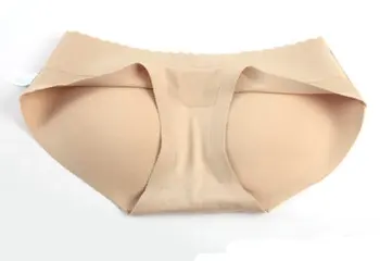 

Ultra Thin Soft Strechy Hip Up Padded Butt Enhancer Shaper Cotton Blended Sexy Panties Briefs Seamless Soft Underwear Skin Color