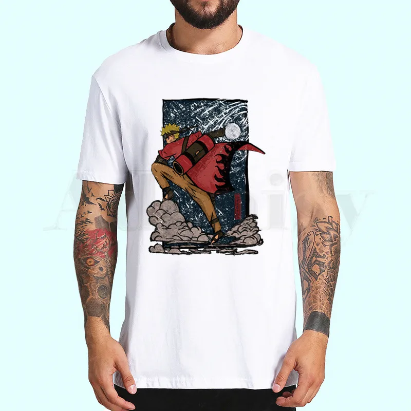 Naruto Boruto Uchiha Itachi Uzumaki Sasuke Kakashi Японские Аниме футболки модные мужские и женские