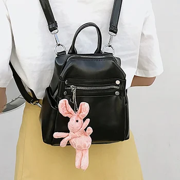 

Fashion Small Backpack for Female Women Backpack New Rabbit Designer Women Backpack for Girls Pu Leather Shoulder Bag Mochila