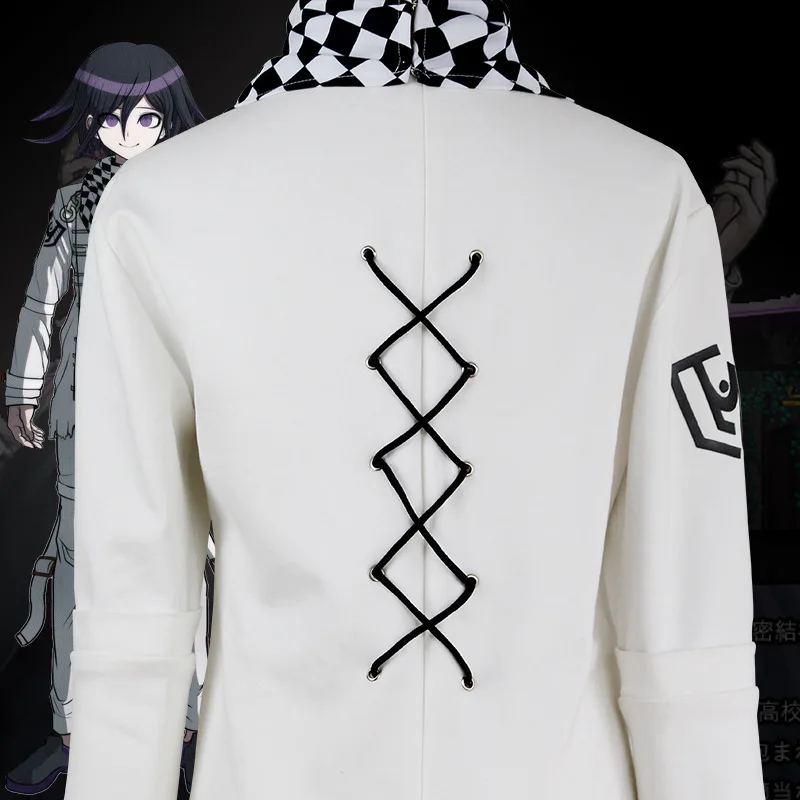 Danganronpa V3: Killing Harmony Ouma Kokichi белый вечерний костюм костюмы для косплейной вечеринки Хэллоуин форменный Плащ Аниме sui