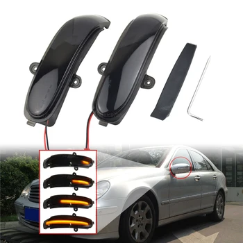 

For Mercedes Benz C Class W203 S203 CL203 2000-2007 LED Dynamic Turn Signal Rearview Mirror Indicator Blinker Lamp