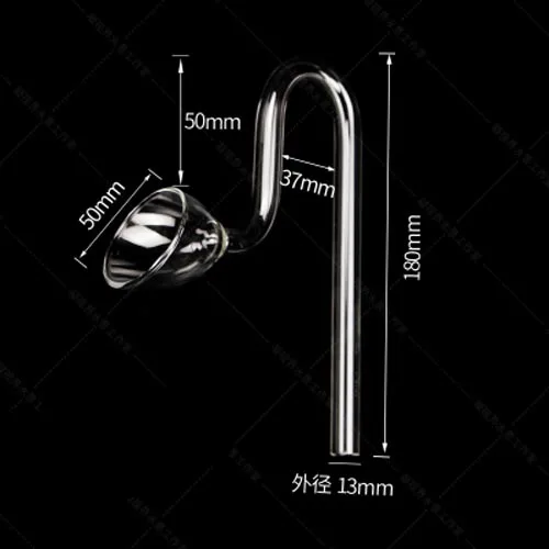 Lily out 13mm Стеклянная трубка Лили Пайп вход отток не присоска arcylic fix держатель краткое фильтр Аксессуар Джет Лилия Орхидея пион стеклянная труба 13 мм 17 мм - Цвет: Lily out 13mm