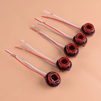

CITALL 5PCS Bulb Holder Connector for Indicator Stop Tail Brake Light BAY15D 1157