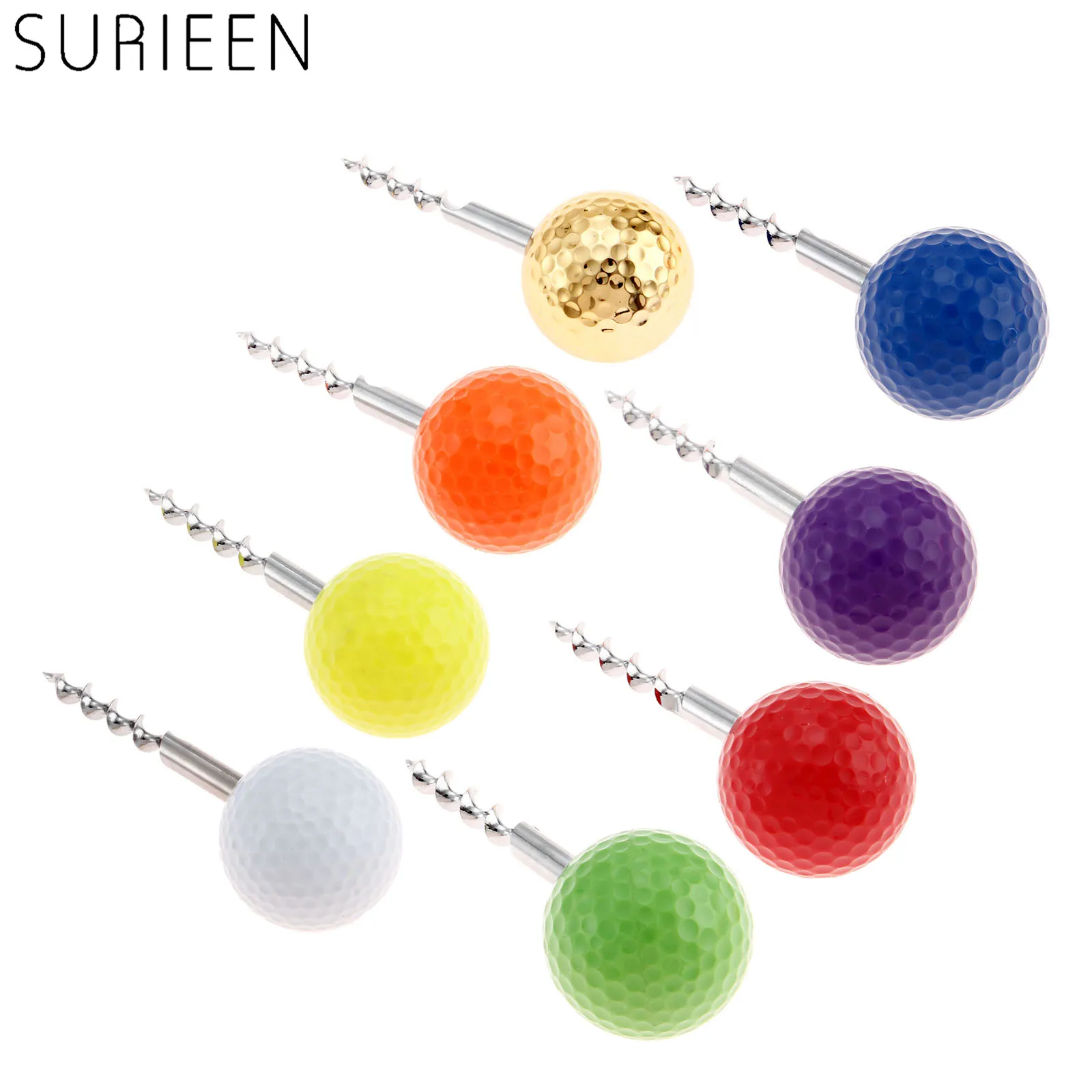 Открывалка для бутылок штопор из нержавеющей стали в форме шара гольфа вина и