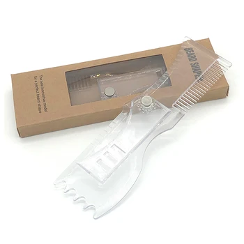 

Hot Rotatable Beard Shaper Stencil Comb Trimming Styling Template Comb Barber Tool CNT 66