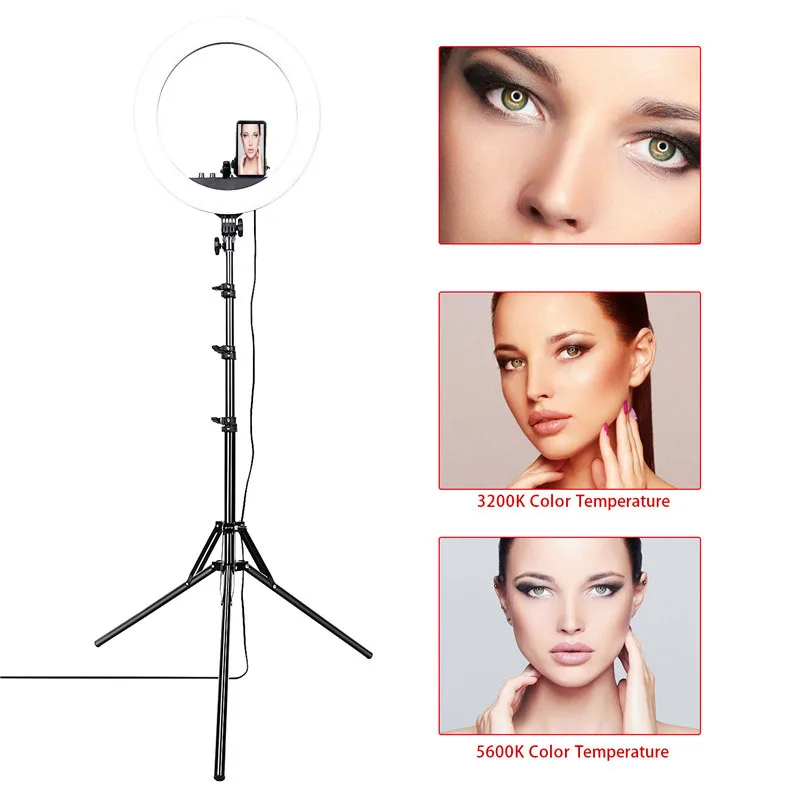 FOSOTO RL-18II Led Ring Light 18 Inch Ring Lamp