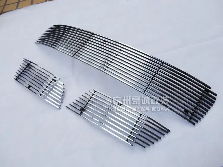 Передняя решетка из алюминиевого сплава для Mitsubishi Outlander 2009 2010 2011 2012|grill trim|front grill for