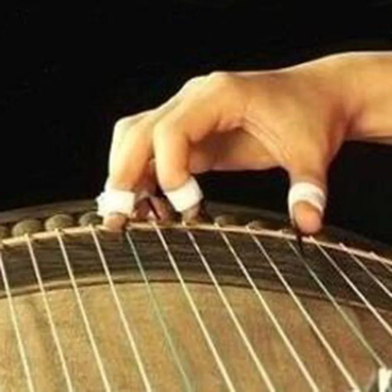 Клейкая лента для защиты ногтей 1 рулон Guzheng и Pipa Lute захвата пальцев аксессуары